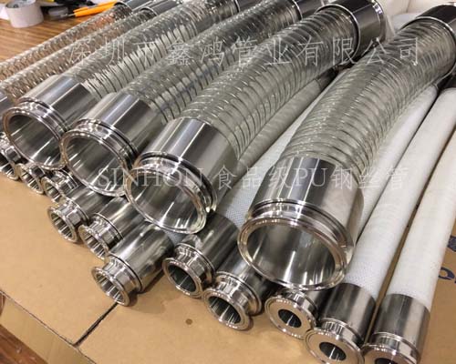 PU食品级钢丝管 PU食品级钢丝管